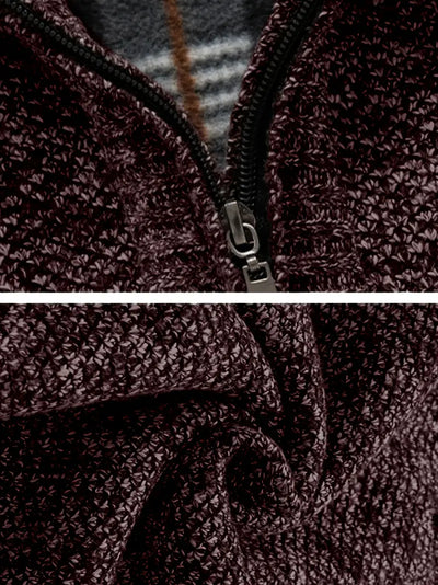 Ingram - Casual Pullover mit Stehkragen und Viertelreißverschluss