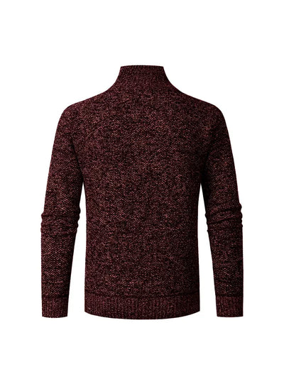 Ingram - Casual Pullover mit Stehkragen und Viertelreißverschluss