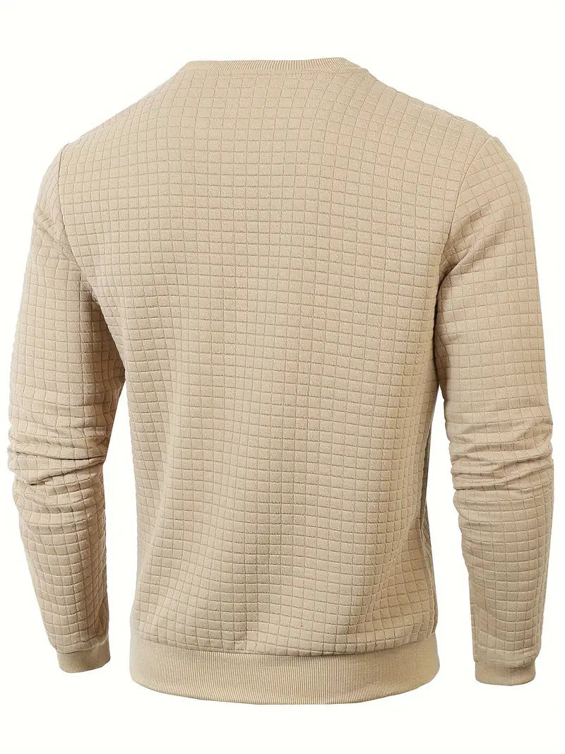 Andreas – Bohemian Plaid Langarm Pullover