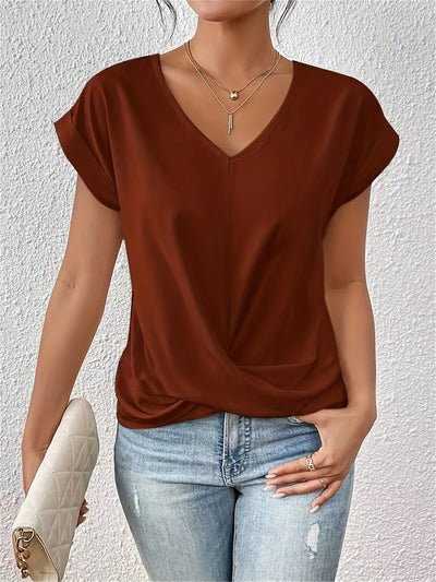 Eloise | Damen T-Shirt mit Herz-Ausschnitt