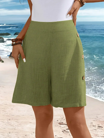 Fenella Bequeme Kurze Mit Knöpfen