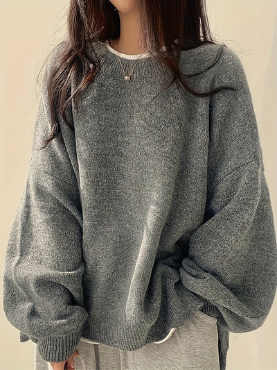 Pearline™ Pullover Mit Rundhalsausschnitt Und Langen Ärmeln