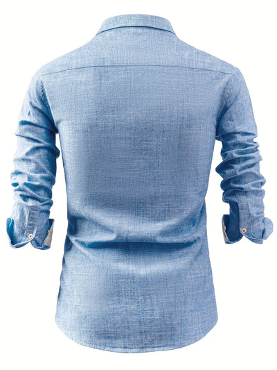 Nolan Langarmhemd Mit Knöpfen