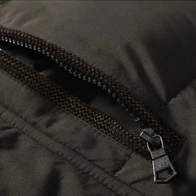 Elegante Gepolsterte Fleece Winterjacke