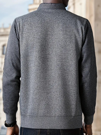 Leroy - Casual Pullover mit langen Ärmeln aus Strick