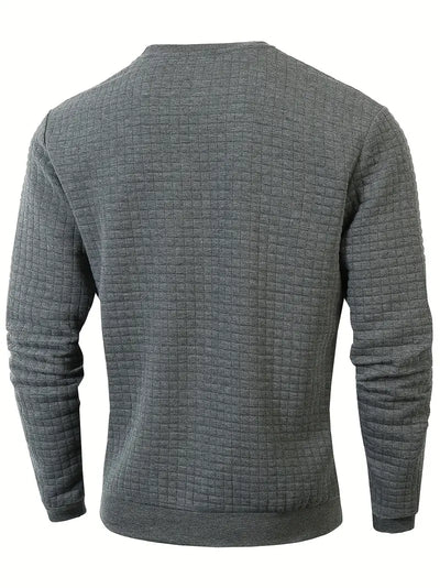 Andreas – Bohemian Plaid Langarm Pullover