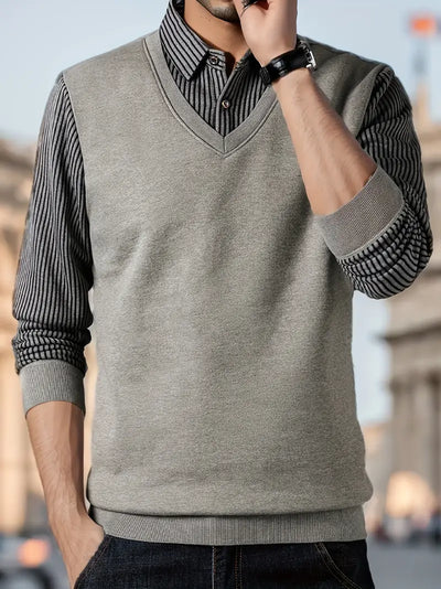 Leroy - Casual Pullover mit langen Ärmeln aus Strick