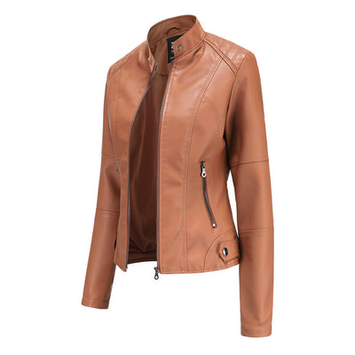Hanneke™|Stylische Leder Jacke