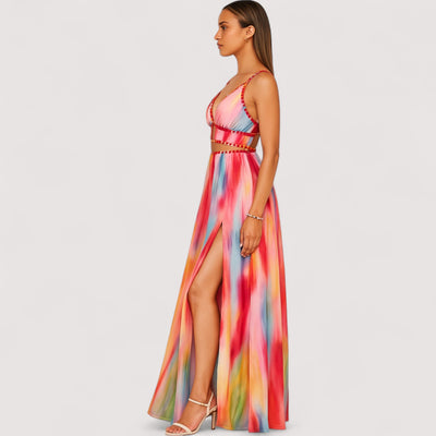 Anina™ | Gemaltes Maxikleid