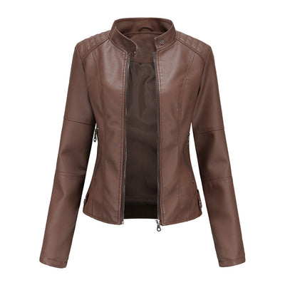 Hanneke™|Stylische Leder Jacke