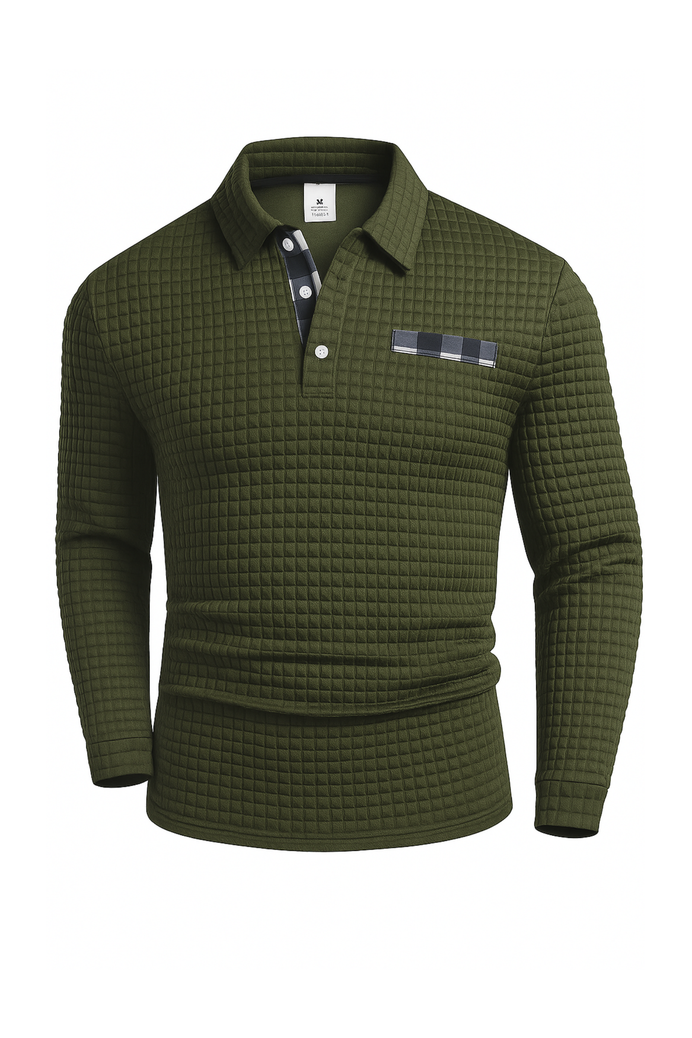 Hughes – Lässiges Dick Gestricktes Hemd Mit Knöpfen