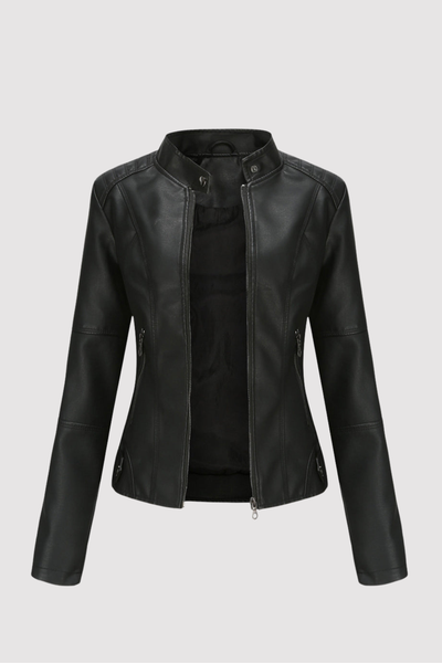 Hanneke™|Stylische Leder Jacke