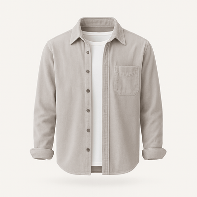 Hamdun – Cordhemd Mit Knöpfen