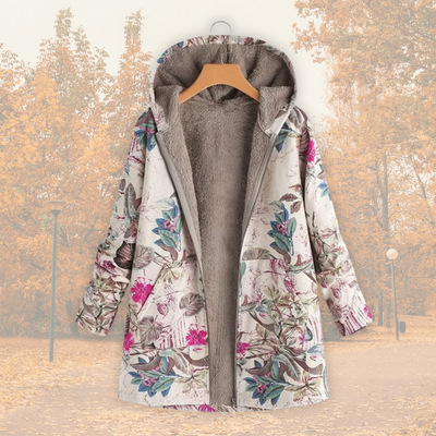 Camellia | Warme Jacke mit Fleece-Futter