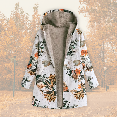 Camellia | Warme Jacke mit Fleece-Futter