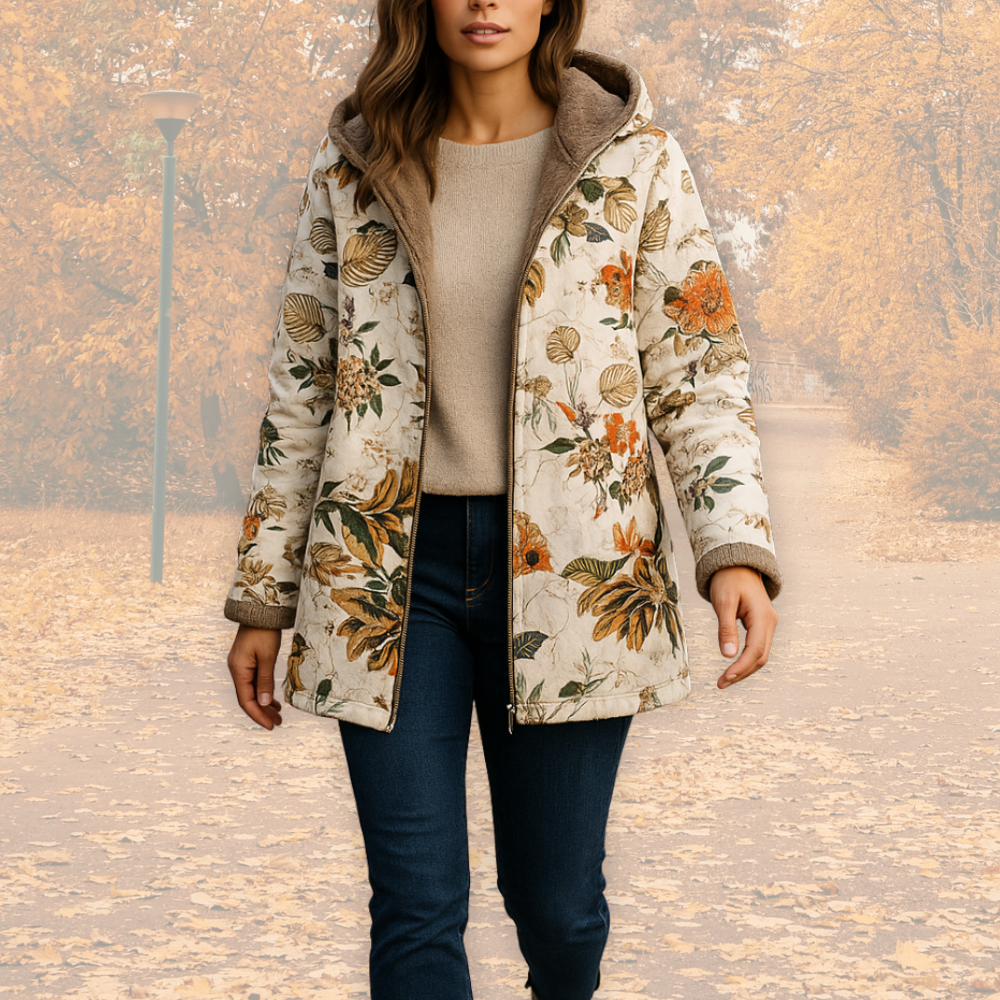 Kamelia | Warme Jacke mit Fleecefutter
