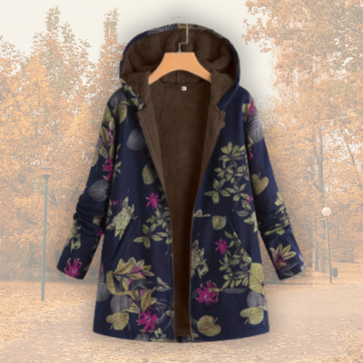 Camellia | Warme Jacke mit Fleece-Futter