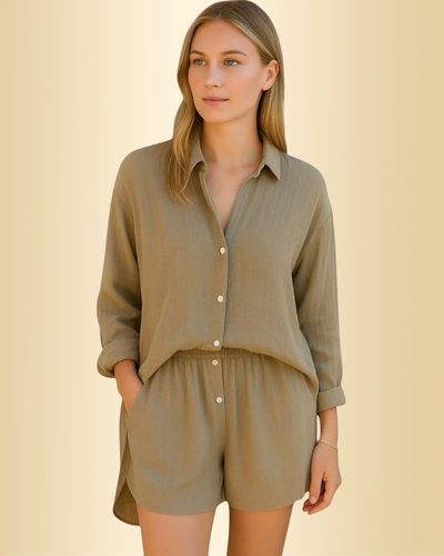 Helene™ | Hemd-Shorts-Set