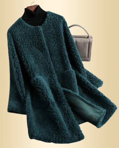 Minette - Eleganter Kunstfell Teddy Mantel