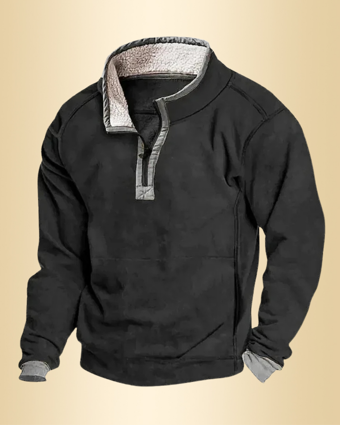 Farley – Fleecegefütterter Pullover Mit Reißverschluss