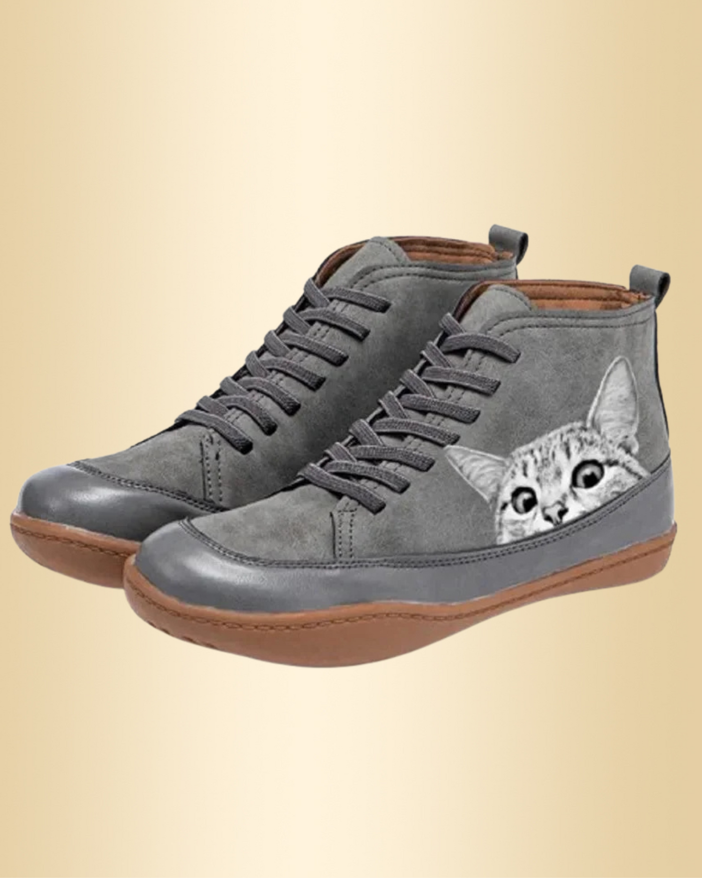 Unisex Schuhe mit Katzenprint