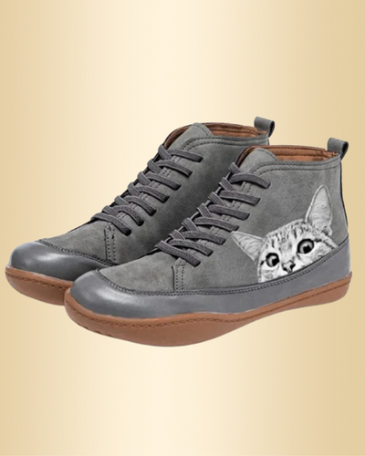 Unisex Schuhe mit Katzenprint