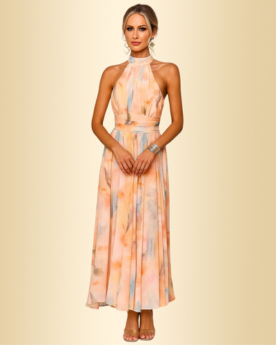 Gitte™ | Neckholder-Maxikleid