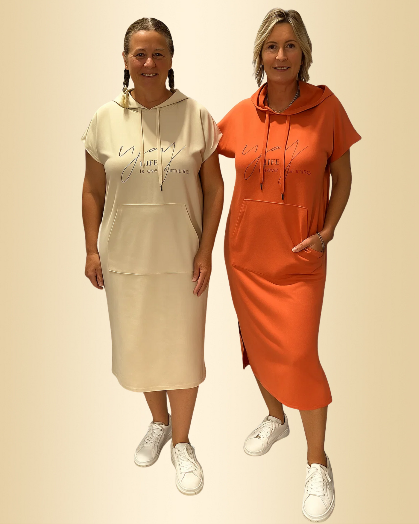 Ellen™ | Freizeit-Kapuzenkleid