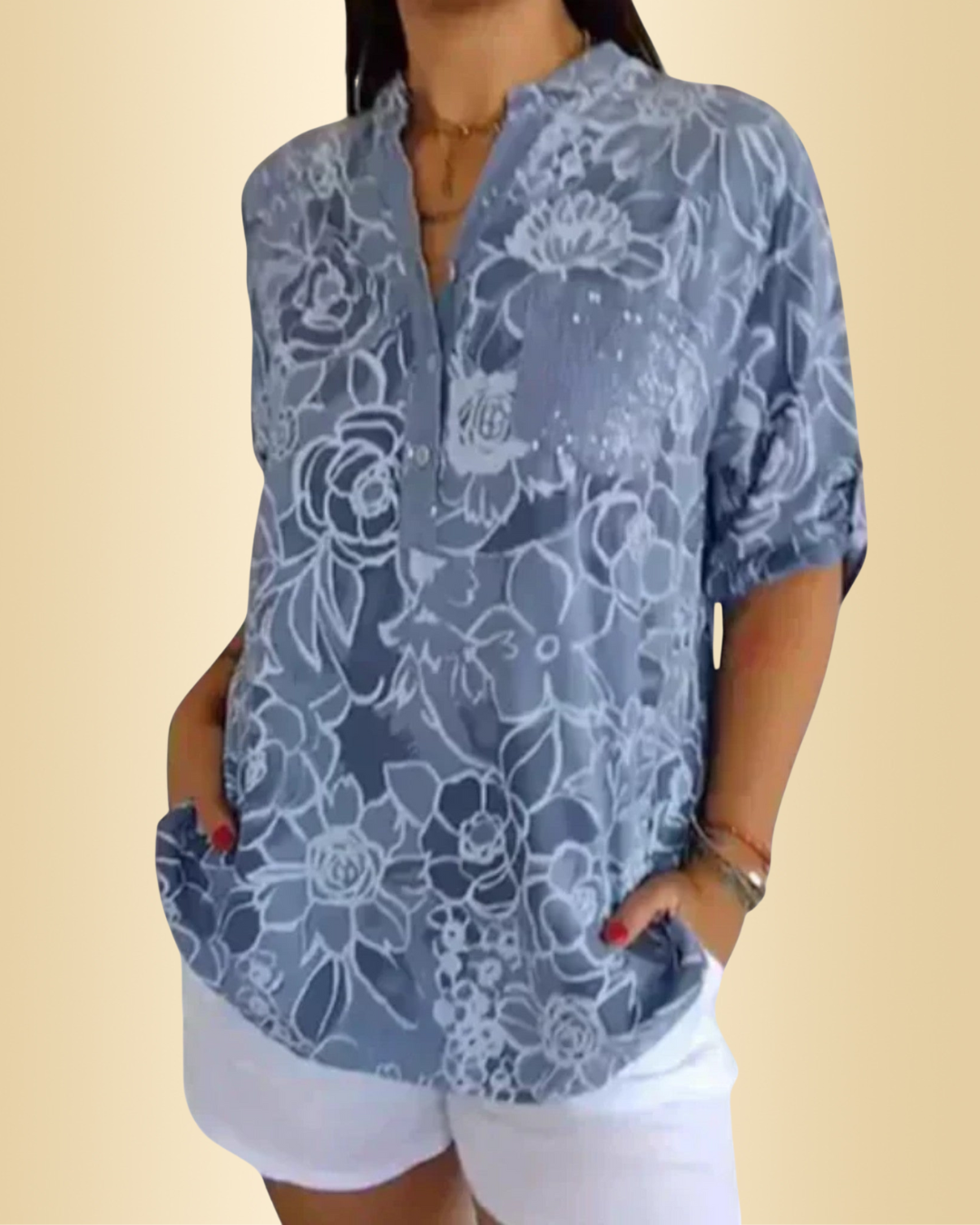 Tumascha™ | Bluse mit Blumenmuster