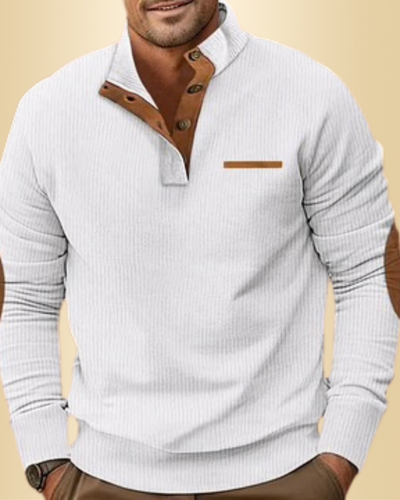 Malcolm - Langärmeliger Strickpullover