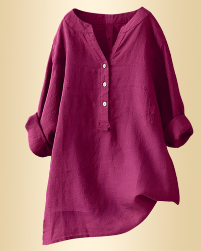 Zarina - Bequeme Leinenbluse