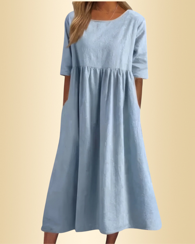 Selina™ | Schmeichelhaftes Baumwollkleid