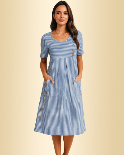 Jasmin™ | Gestreiftes Sommerkleid