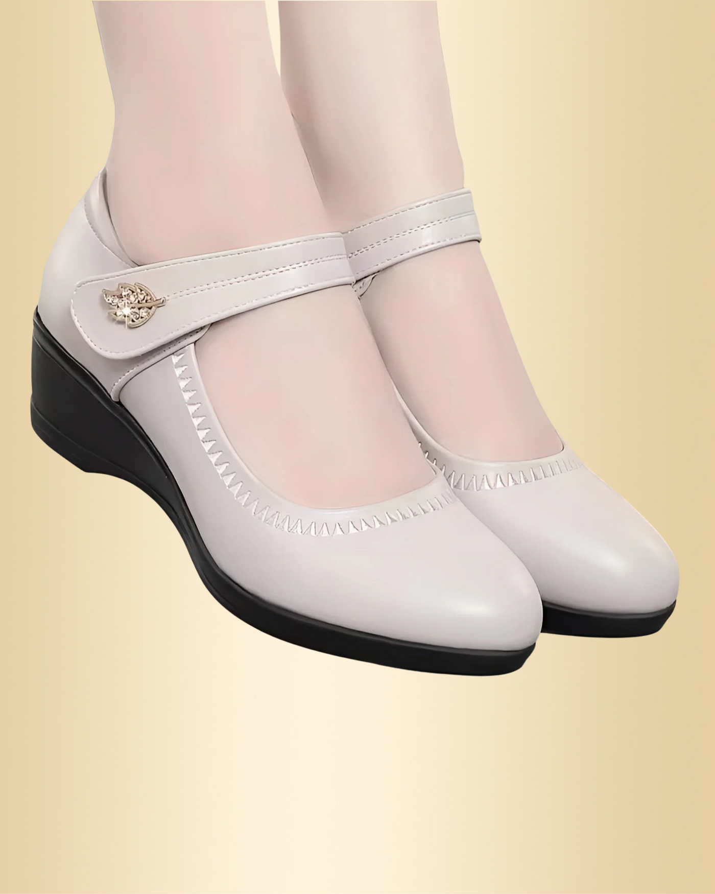 Brenka™| Stilvolle Lederschuhe Mit Riemen