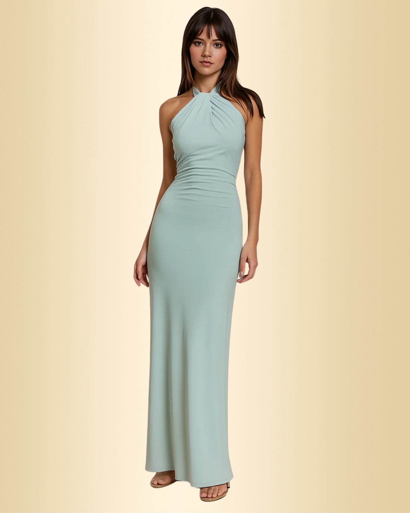 Olga™ | Halterneck-Maxikleid