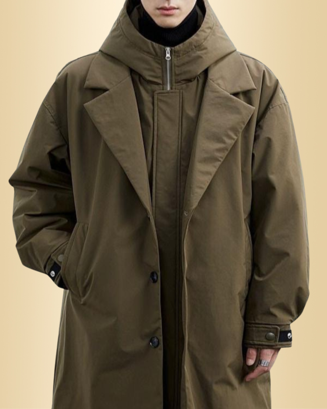 Gianni | Wasserdichte Kapuzenjacke Mit Taschen