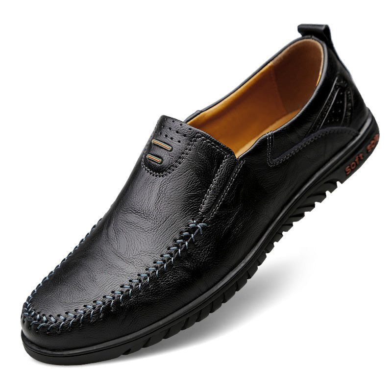 Elegante Leder Slipper