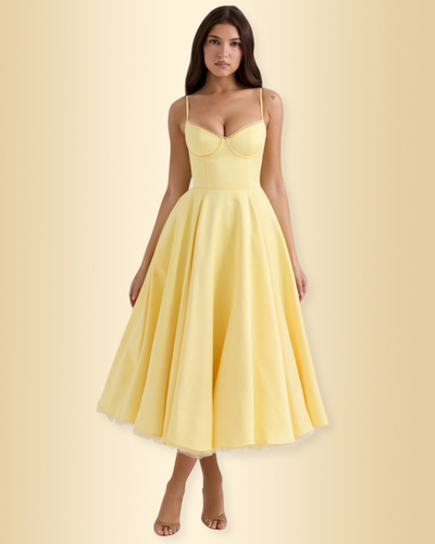 Margot™ | Sommerkleid mit Korsettdetail