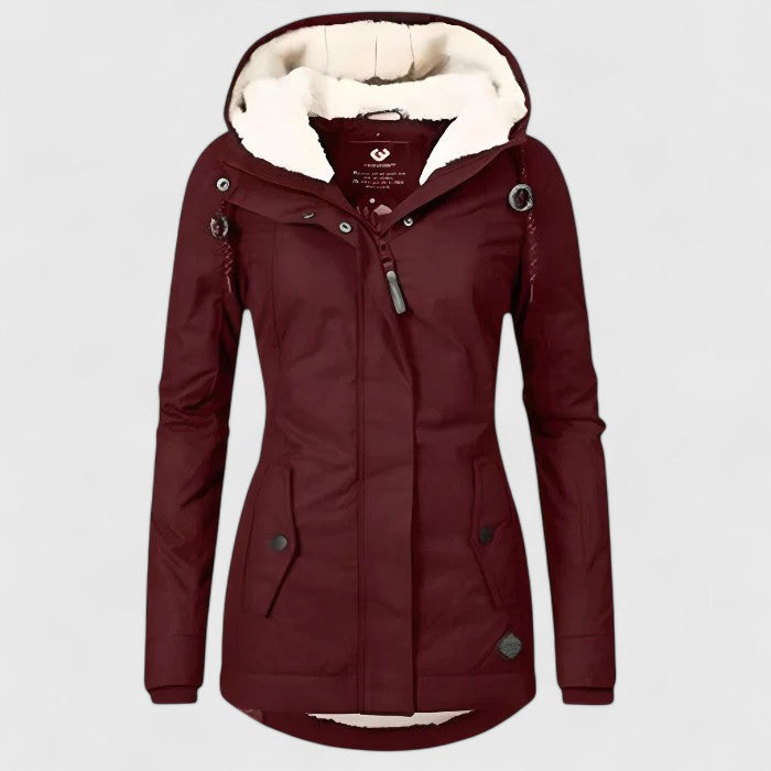 Seravia™ | Wasserdichte Winterjacke mit Kapuze
