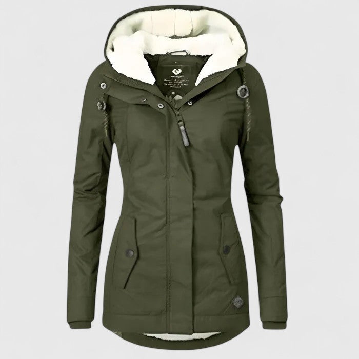 Seravia™ | Wasserdichte Winterjacke mit Kapuze