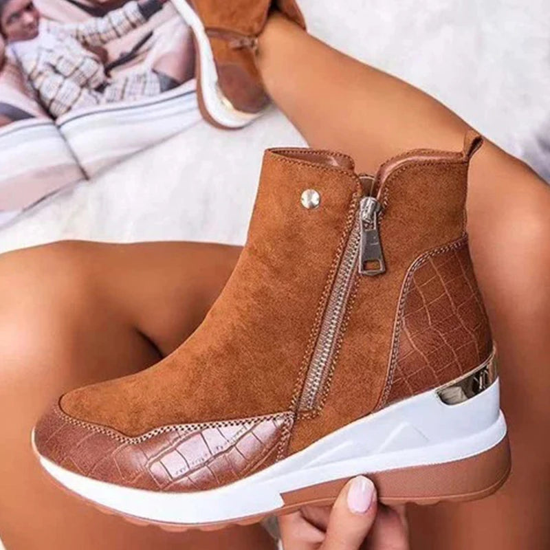 Niniane - Orthopädischer Stiefel mit seitlichem Reissverschluss