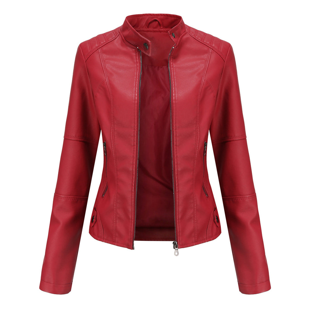Hanneke™|Stylische Leder Jacke