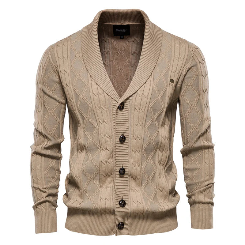 HUNZIKER | Herren Cardigan mit Knopfverschluss
