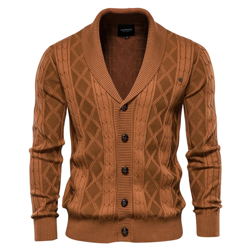 HUNZIKER | Herren Cardigan mit Knopfverschluss
