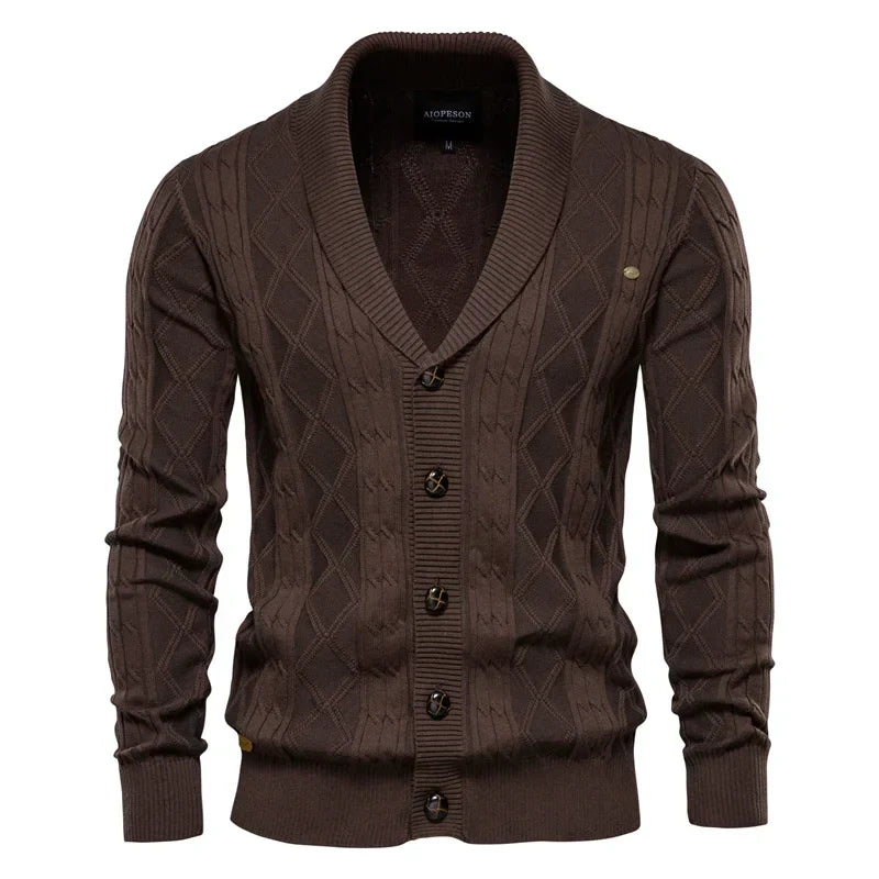 HUNZIKER | Herren Cardigan mit Knopfverschluss