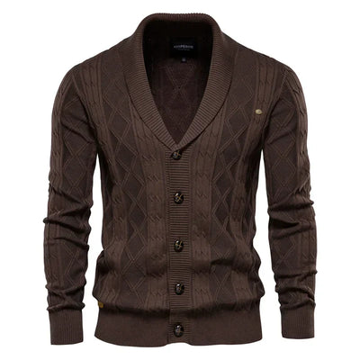 HUNZIKER | Herren Cardigan mit Knopfverschluss