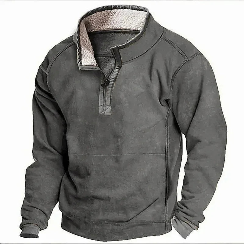 Farley – Fleecegefütterter Pullover Mit Reißverschluss