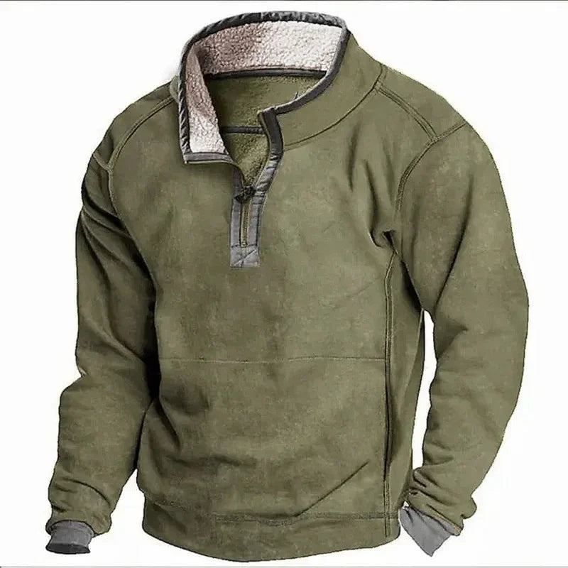 Farley – Fleecegefütterter Pullover Mit Reißverschluss