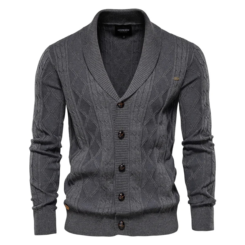 HUNZIKER | Herren Cardigan mit Knopfverschluss
