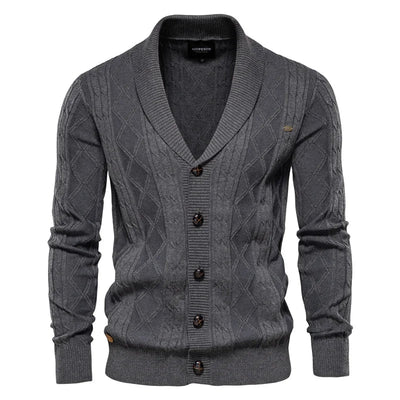 HUNZIKER | Herren Cardigan mit Knopfverschluss